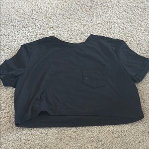 Black Women's Crop Top